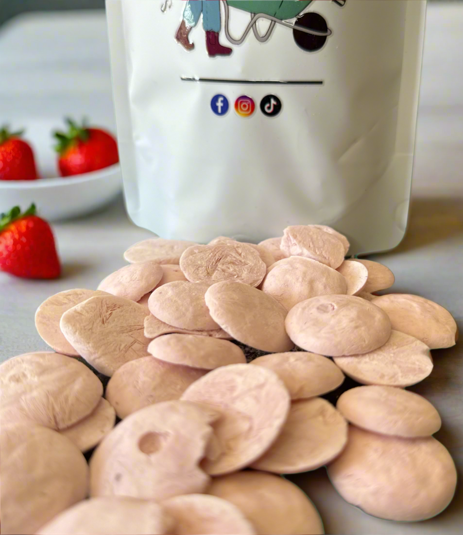 Freeze Dried Strawberry Yogurt Drops