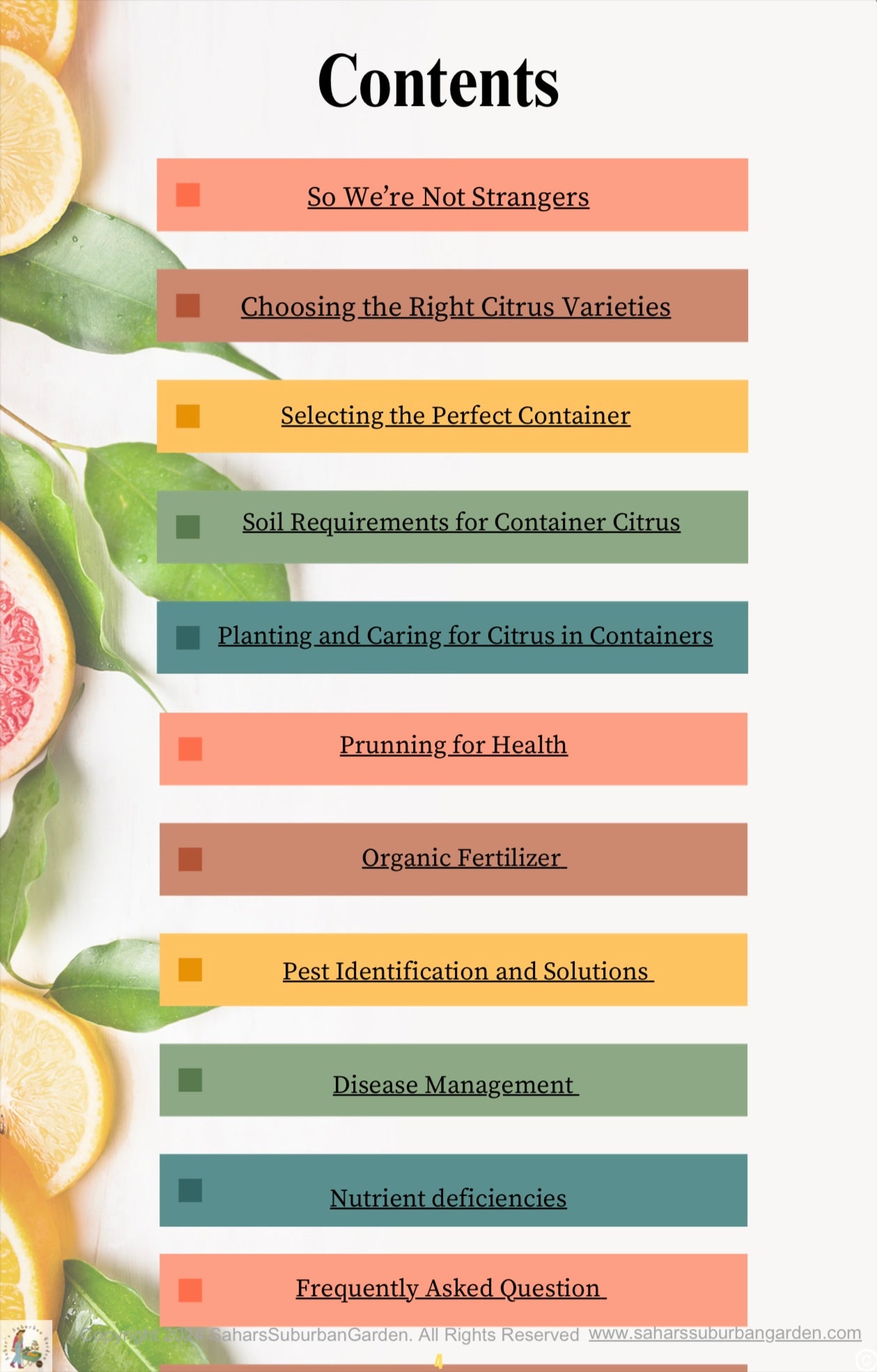 The Ultimate guide to container grown citrus